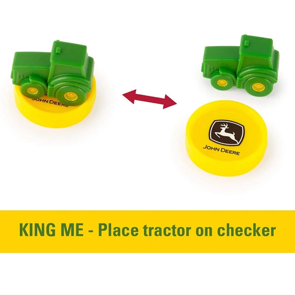 John Deere Checkers Game with Themed Board, Checkers and Tractor Kings NEW - Picture 8 of 10